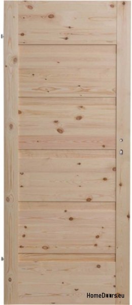PINE DOORS BARK BEETLE QUINTET KNOTTY FULL 90