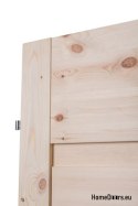 PINE DOORS BARK BEETLE QUINTET KNOTTY FULL 90