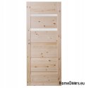 PINE DOORS BARK BEETLE QUINTET KNOT WC 80