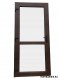 Exterior PVC shop doors 100/200 walnut