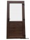 Exterior PVC shop doors 100/200 walnut