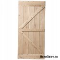 SLIDING DOORS LOFT RUSTIC BARK BEETLE OAK