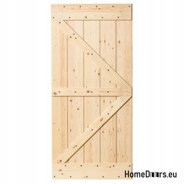 SLIDING DOORS LOFT RUSTIC BARK BEETLE