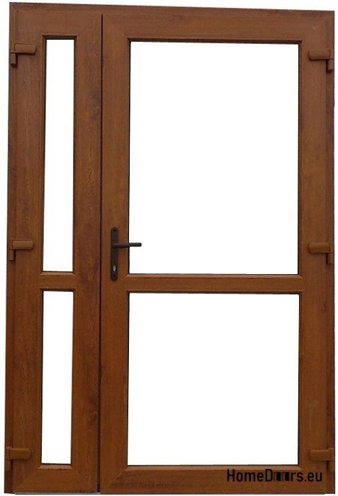 DRZWI ZEWN. PCV ZŁOTY DĄB 140x210 DWUSKRZYDŁOWE DRZWI ZEWN. PCV ZŁOTY DĄB 140x210 DWUSKRZYDŁOWE