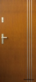 Exterior doors, wooden panel, DP17 72mm