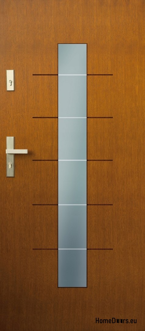 Exterior doors, wooden panel DP23 WARM Exterior doors, wooden panel DP23 WARM