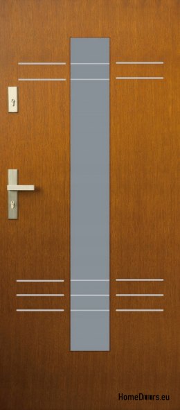 Exterior doors, wooden panel, DP6-A 72mm