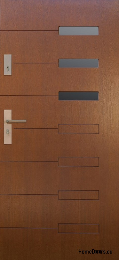 Exterior door, wooden panel DP8 72mm warm Exterior door, wooden panel DP8 72mm warm