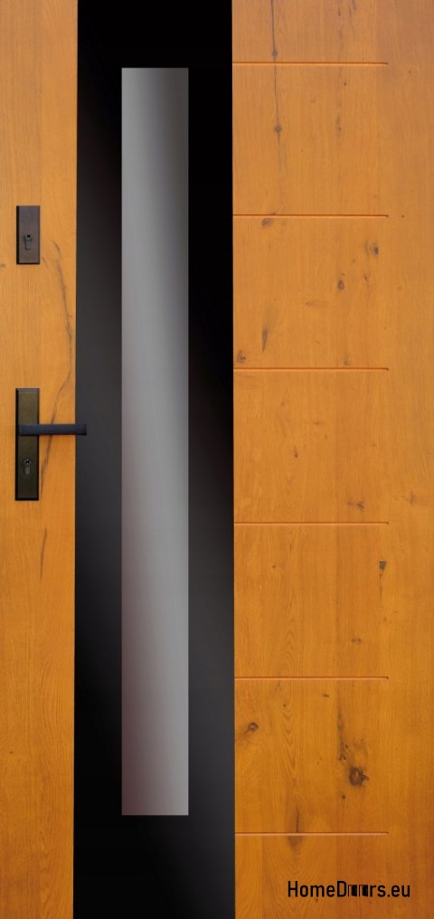 Exterior doors, wooden plate DPC15 WARM Exterior doors, wooden plate DPC15 WARM