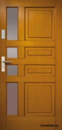 Exterior door wooden frame D1 CIEPŁE 68 mm