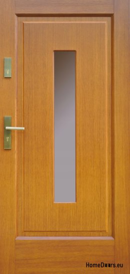 Exterior door wooden frame D18A WARM 68mm