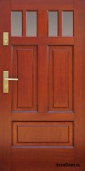 Exterior door wooden frame D19 CIEPŁE 68 mm