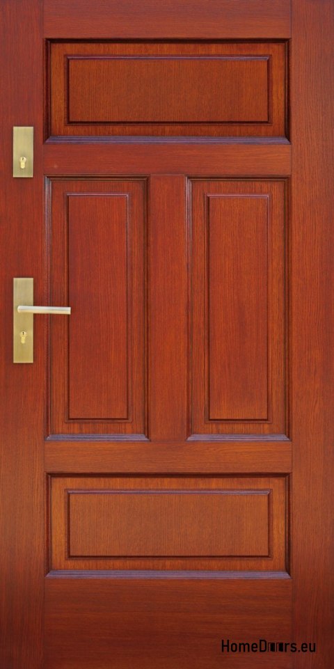 Exterior door, wooden frame D23A WARM 68mm