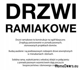 Exterior door wooden frame D24 CIEPŁE 68 mm