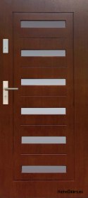Exterior doors, wooden plate DP1 72mm warm