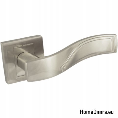 KLAMKA DRZWIOWA GRETA NIKIEL SATYNA KLAMKA DRZWIOWA GRETA NIKIEL SATYNA