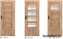 Bathroom doors with interior glass Ahaja 2 70