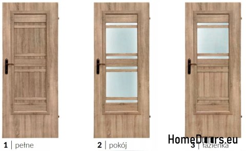 Bathroom doors with interior glass Ahaja 3 80 Bathroom doors with interior glass Ahaja 3 80