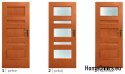 Bathroom doors with interior glass Legola 70