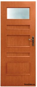 Bathroom doors with interior glass Legola 90