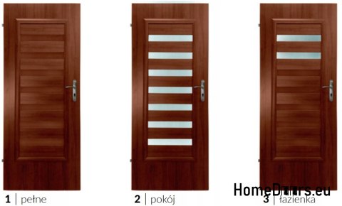 Bathroom doors with interior glass Szeloba 90 Bathroom doors with interior glass Szeloba 90