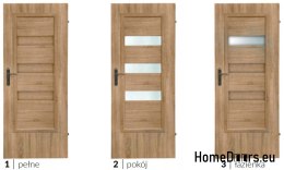 Room door with interior glass Ahaja 1 80