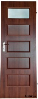 Bathroom doors with interior glass Arian 70