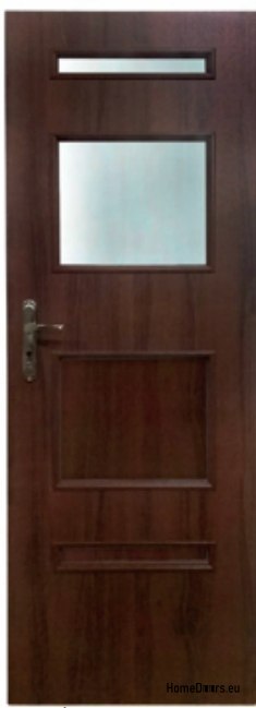 Bathroom doors with interior glass Casandra 90