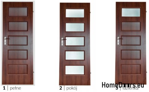 Room door with interior glass Arian 70 Room door with interior glass Arian 70