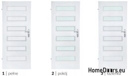 Room doors with interior glass Born 70