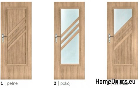 Room door with interior glass Sadr 90 Room door with interior glass Sadr 90