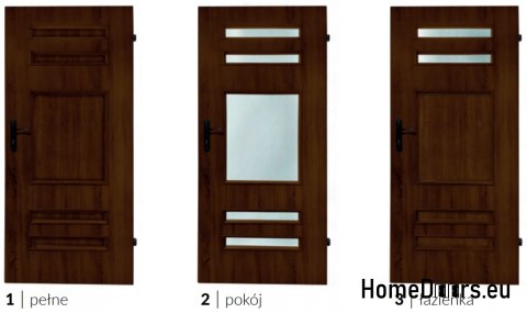 Room doors with interior glass Volans 70 Room doors with interior glass Volans 70