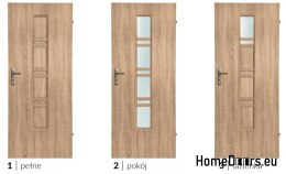 Bathroom doors with interior glass Ceres 60