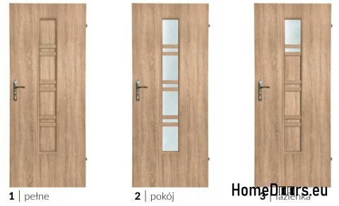 Bathroom doors with interior glass Ceres 60 Bathroom doors with interior glass Ceres 60