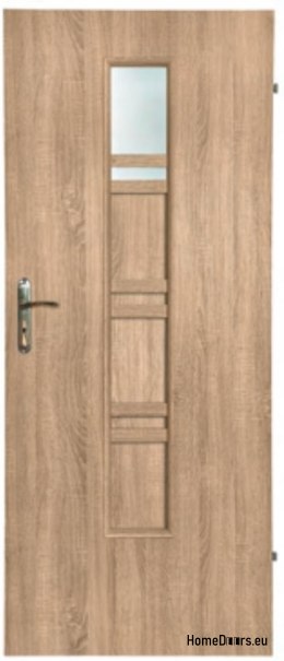 Bathroom doors with interior glass Ceres 70