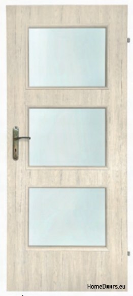 Room door with interior glass Hugo 70