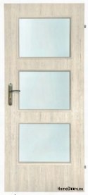 Room doors with interior glass Hugo 90