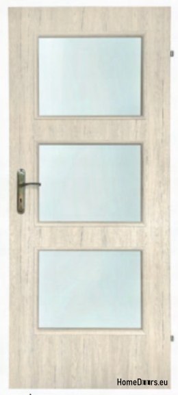 Room doors with interior glass Hugo 90