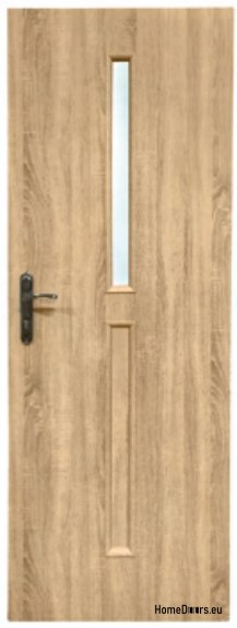 Bathroom doors with interior glass Donta 60