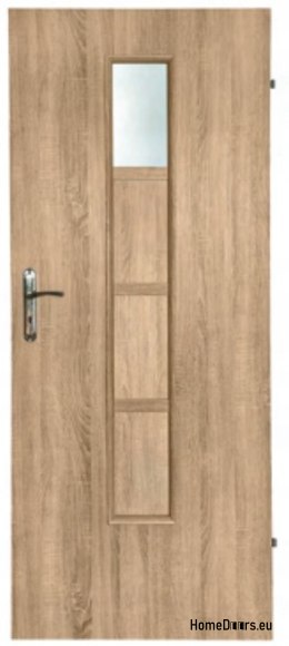 Bathroom doors with interior glass Jantar 70