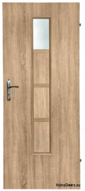 Bathroom doors with interior glass Jantar 70