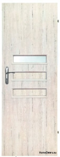 Bathroom doors with interior glass Oris 90