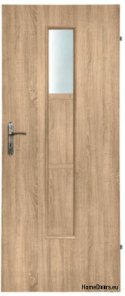 Bathroom doors with interior glass Suri 80
