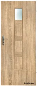 Bathroom doors with interior glass Szargot 70