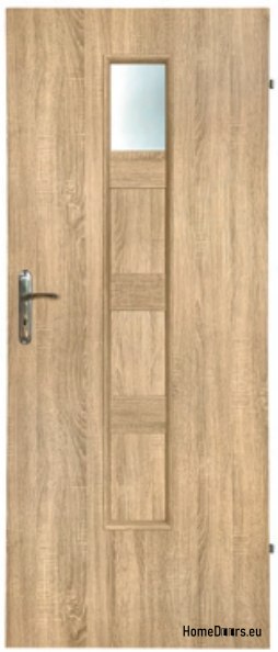 Bathroom doors with interior glass Szargot 70