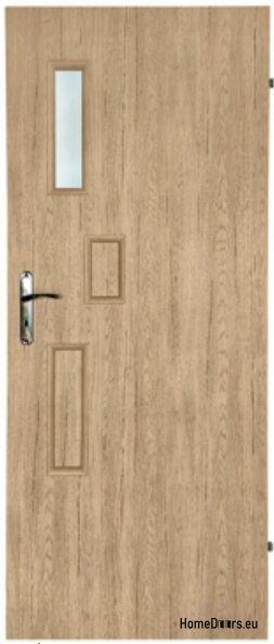 Bathroom doors with interior glass Tresna 80