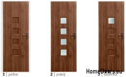 Room doors with interior glass Atria 70