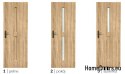 Room doors with interior glass Donta 90