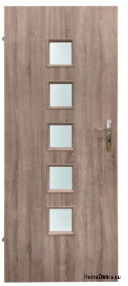 Room door with interior glass Hamal 80