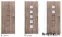 Room door with interior glass Hamal 80